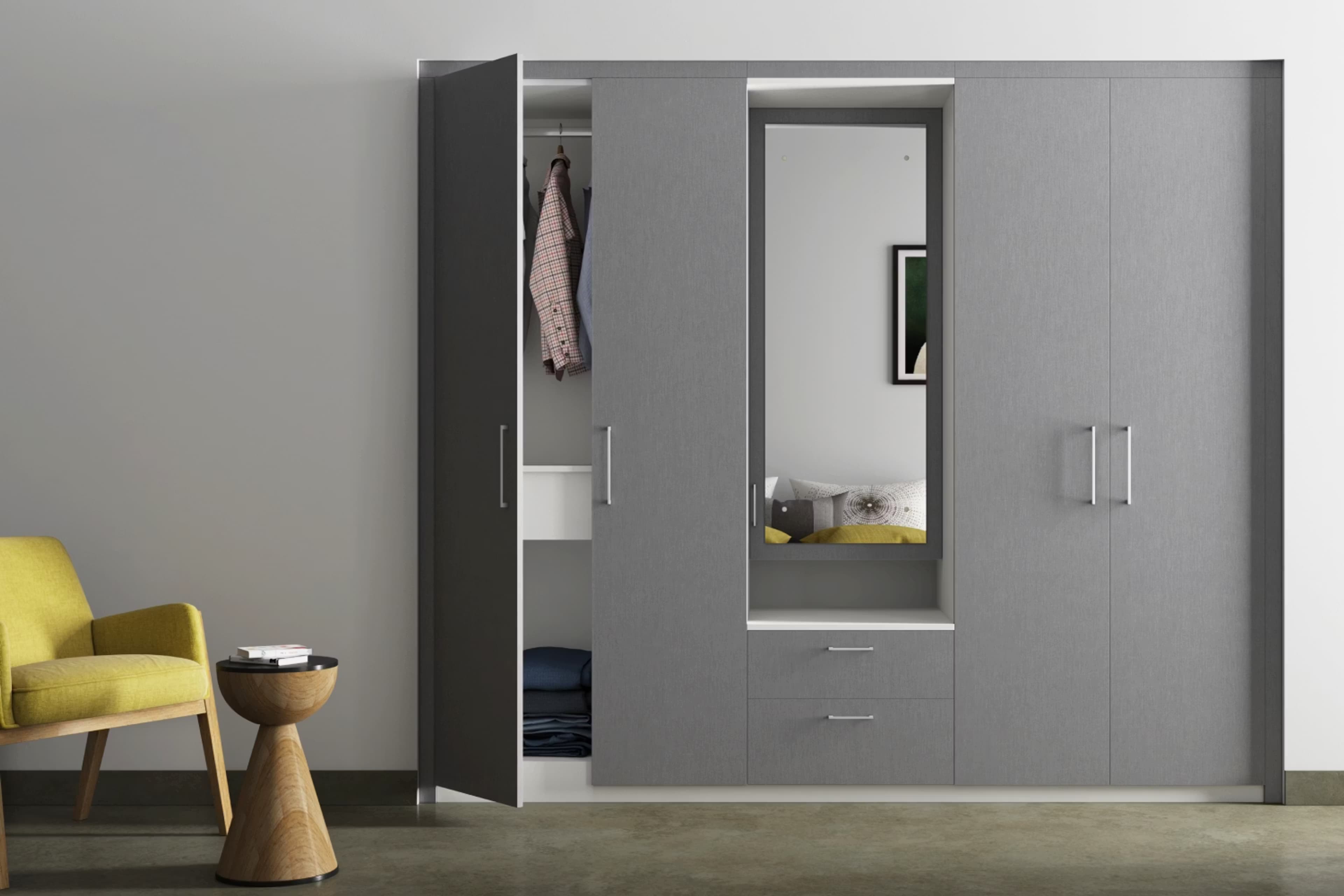 Full‑Height Mirror Wardrobe