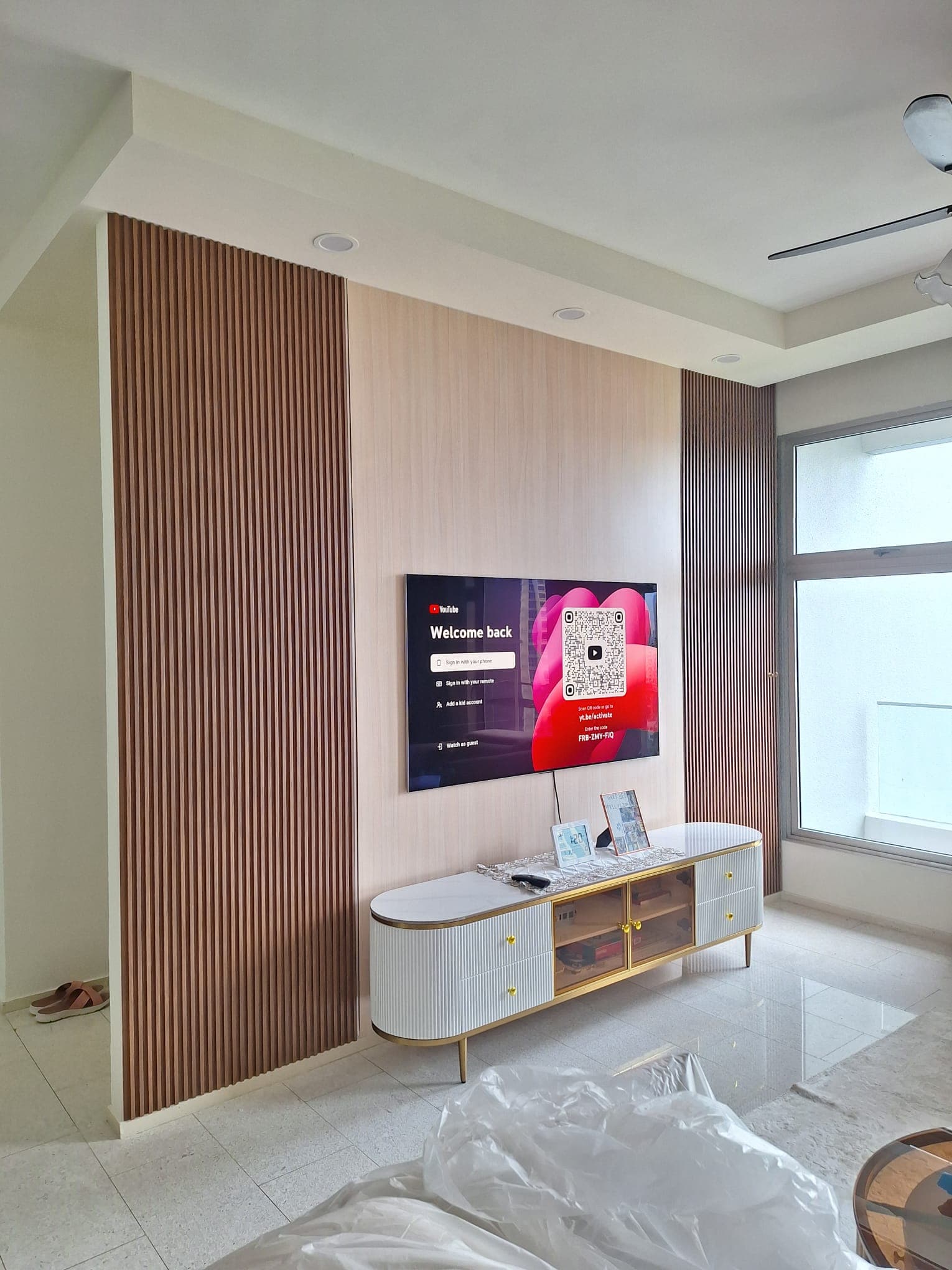 Feature Wall & TV Console